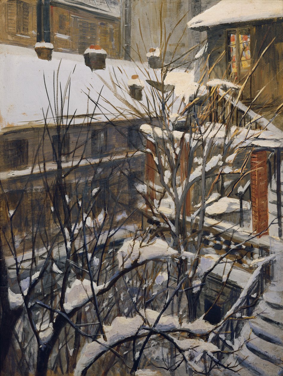 Vista dalla mia finestra da Josef Engelhart