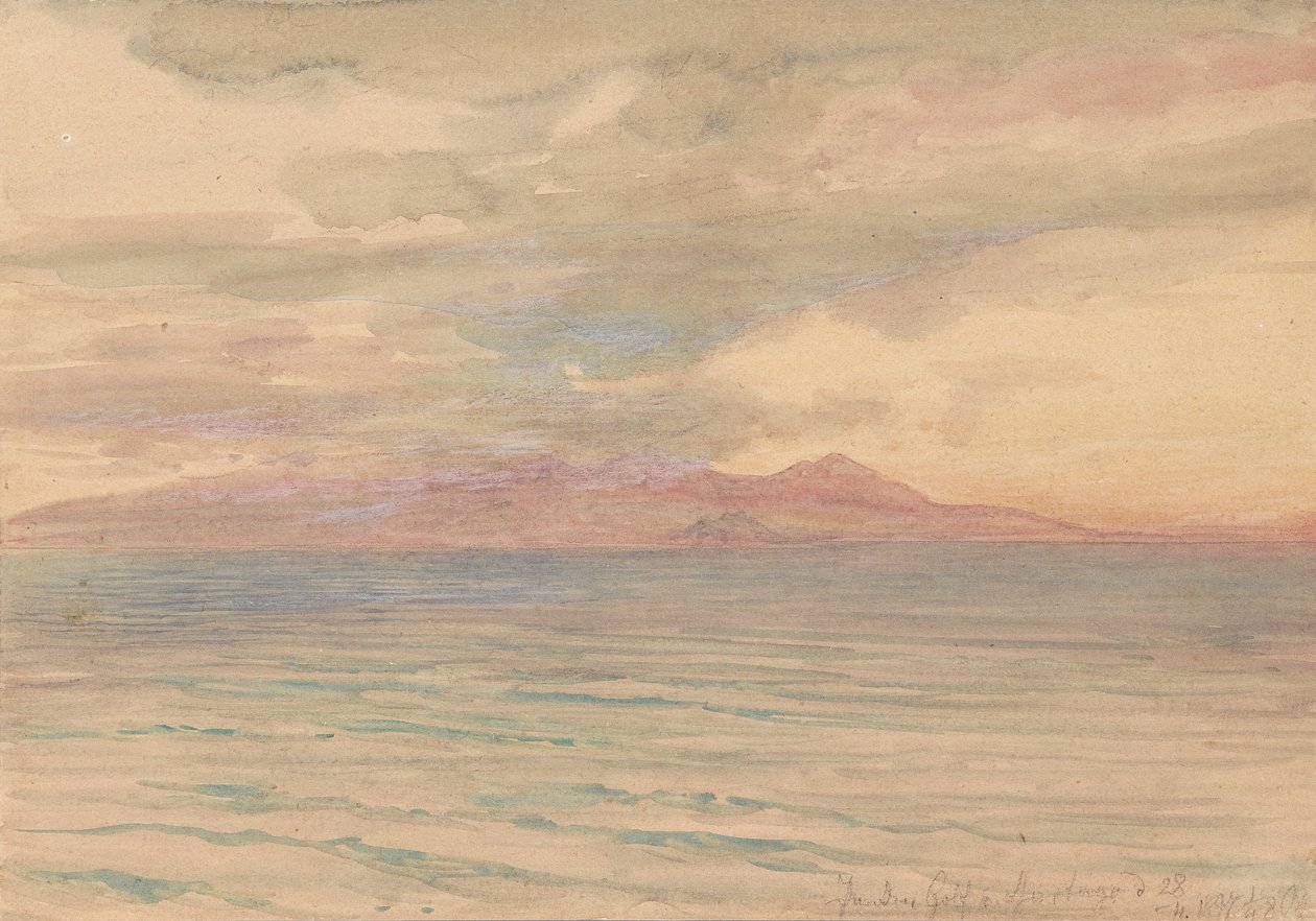 Tramonto nel Golfo di Cartagine da Josef Hoffmann