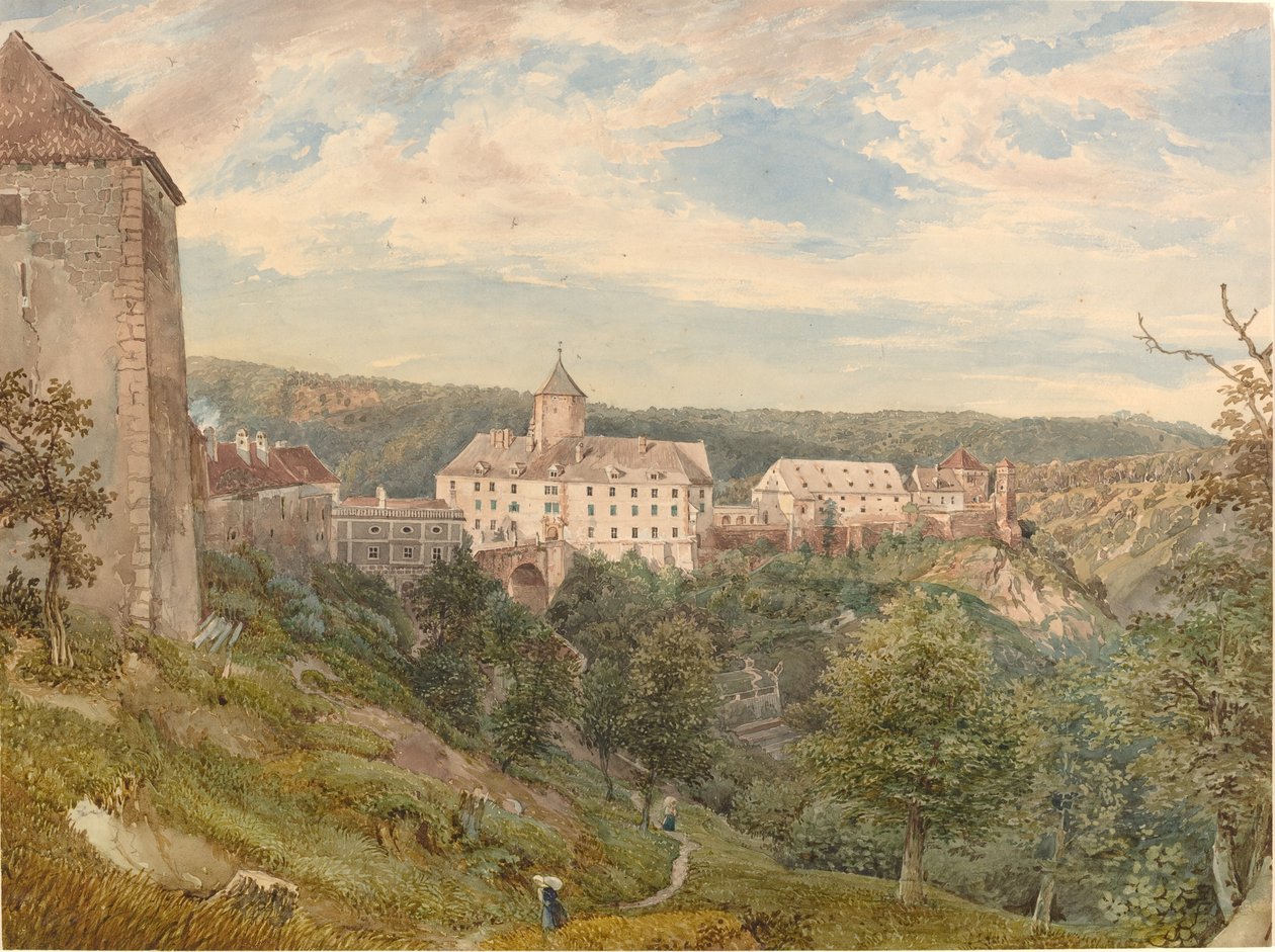 Castello di Eichhorn alla sera da Josef Höger