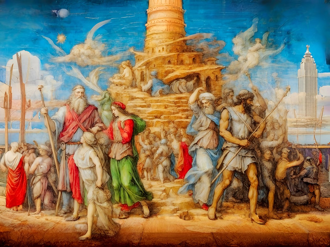 A1_Genesis_21-Torre di Babele da Josef Johann Michel