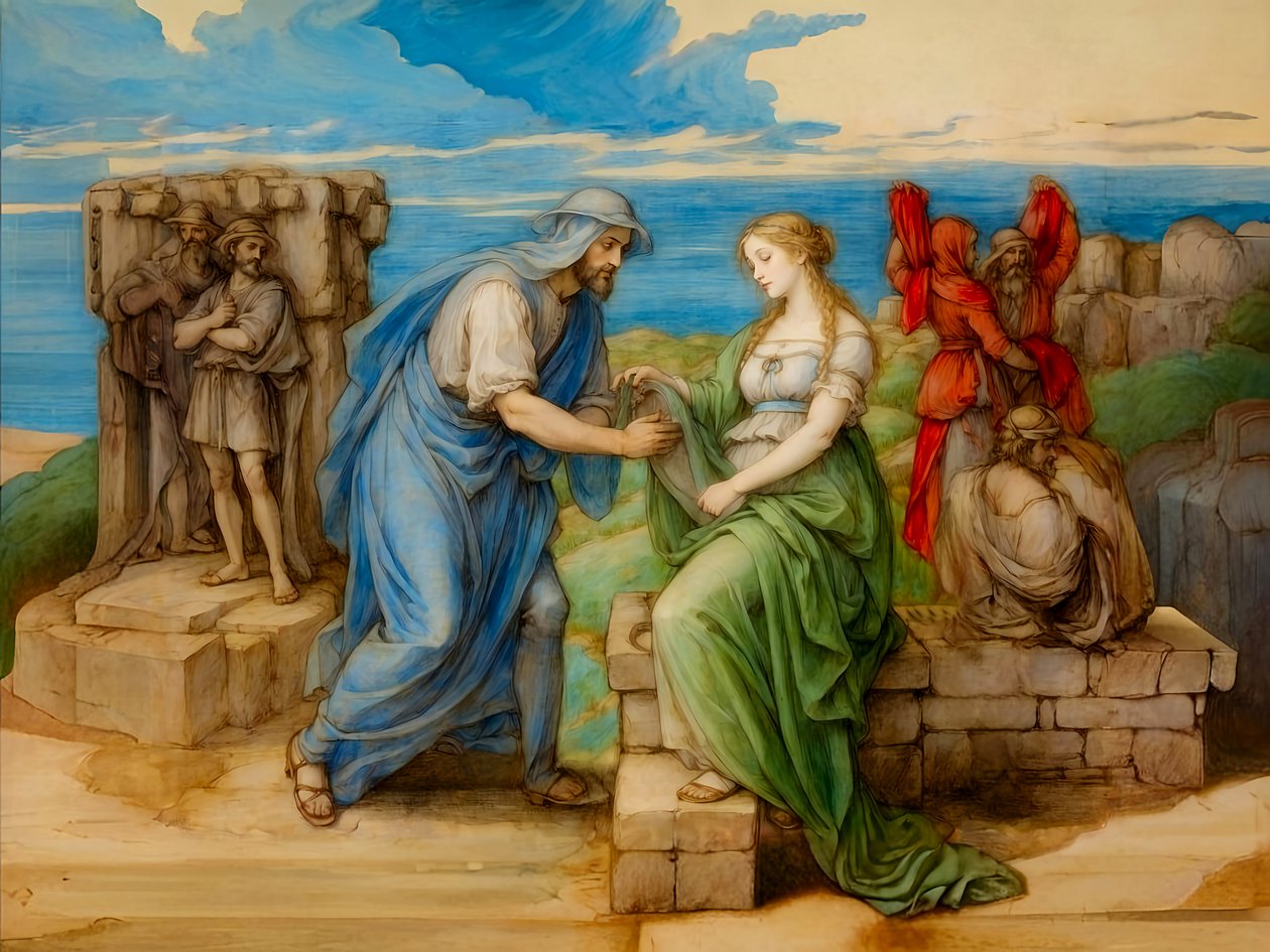 Rebecca al pozzo da Josef Johann Michel