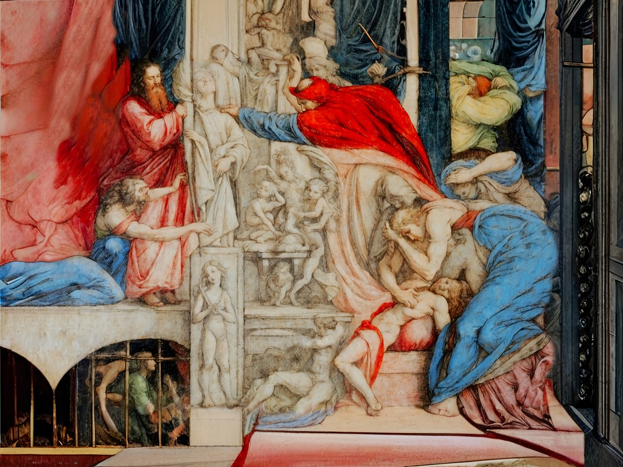 Il Faraone libera gli Ebrei da Josef Johann Michel