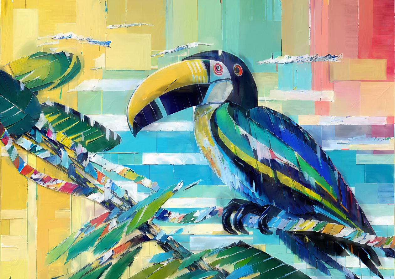 Animali: tucano 1 da Josef Johann Michel