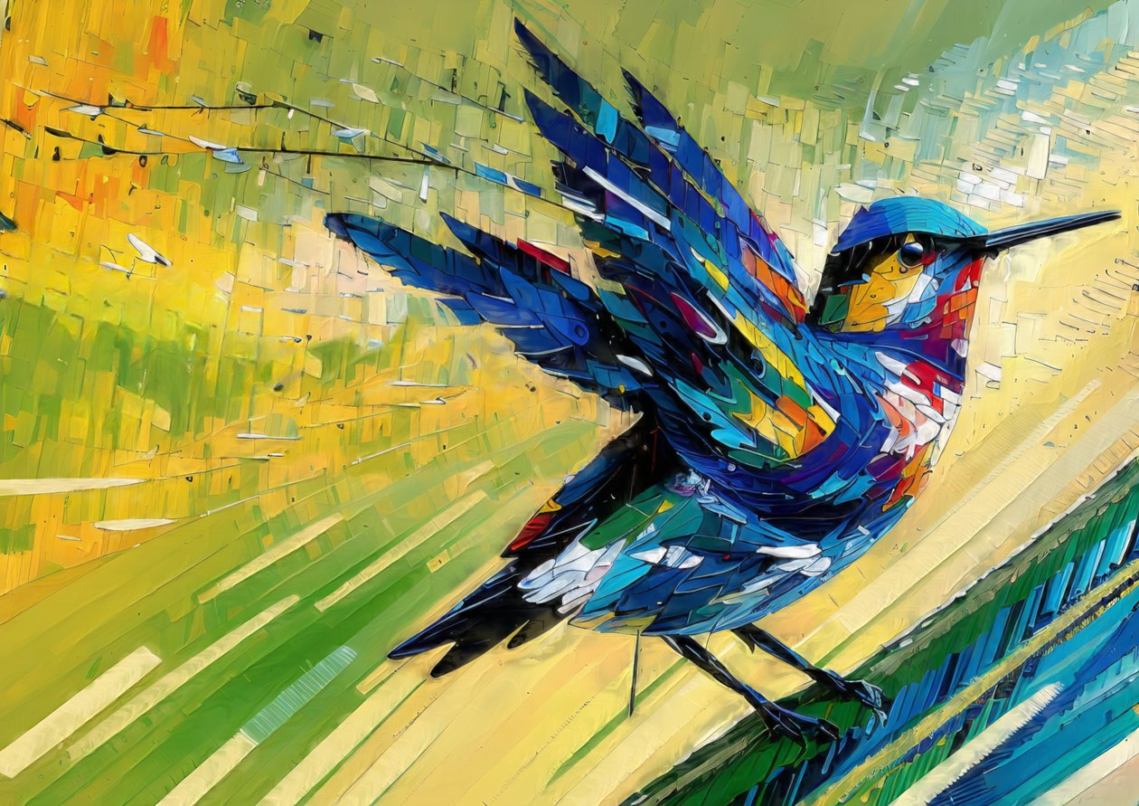 Animali: colibrì 3 da Josef Johann Michel