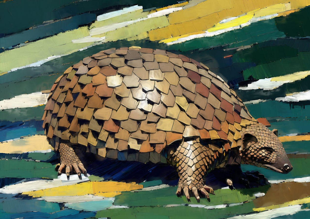 Animali: pangolino 1 da Josef Johann Michel