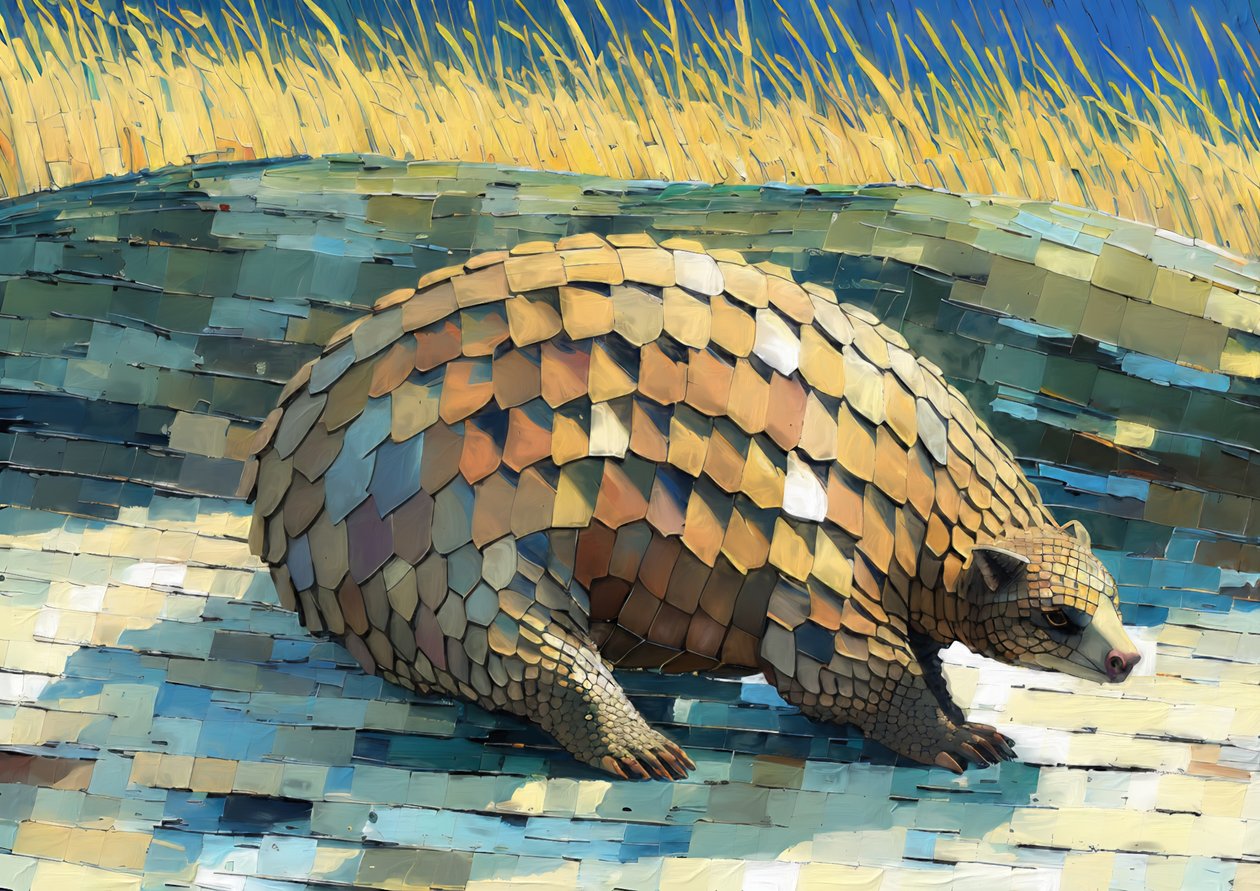 Animali: pangolino 3 da Josef Johann Michel