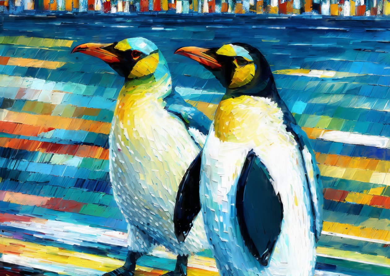 Animali: pinguino 2 da Josef Johann Michel