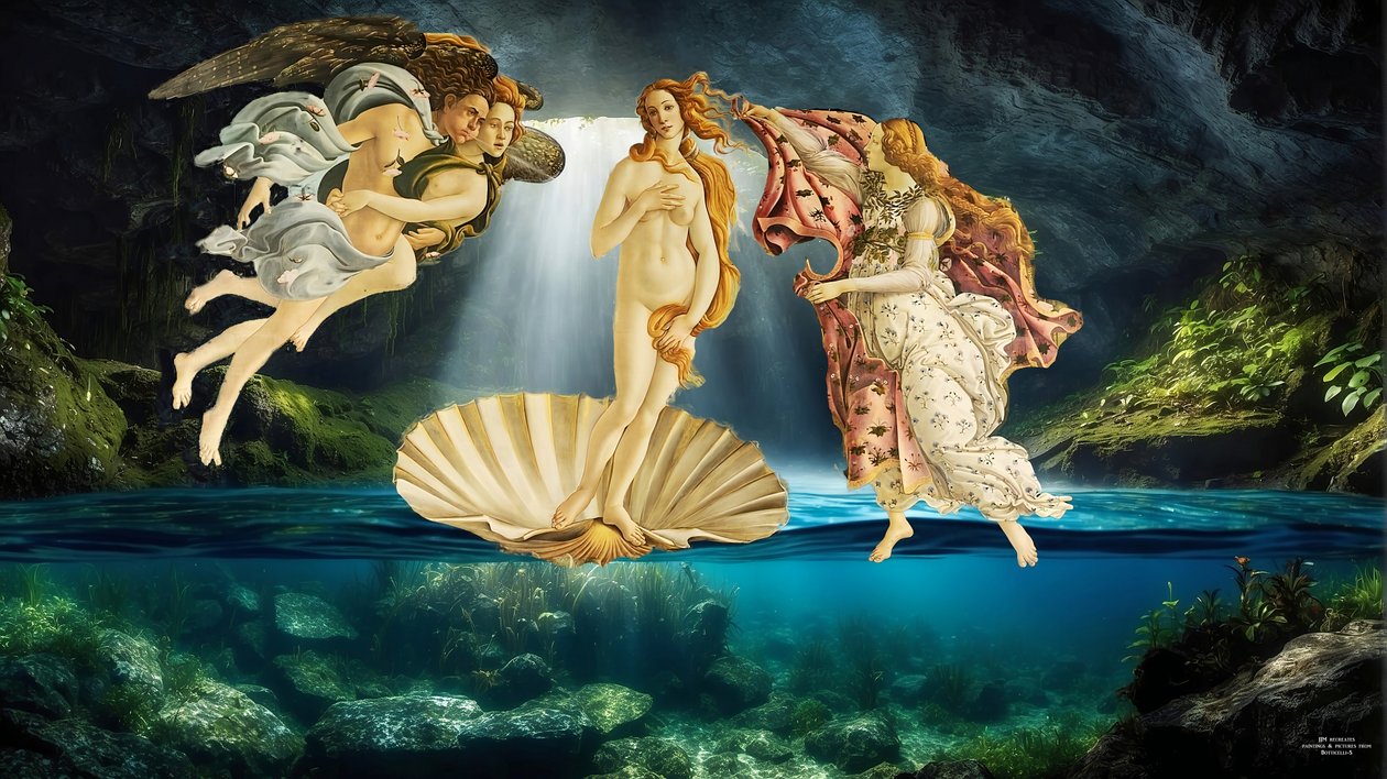 JJM-recreate_Botticelli-S_La nascita di Venere_sott