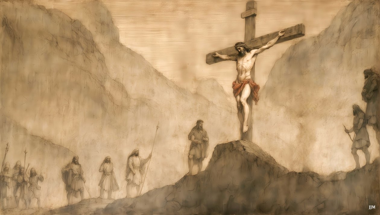 Crocifissione di Gesù da Josef Johann Michel