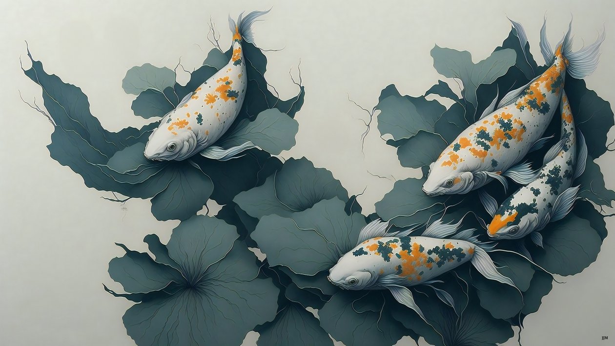 Carpa Koi da Josef Johann Michel