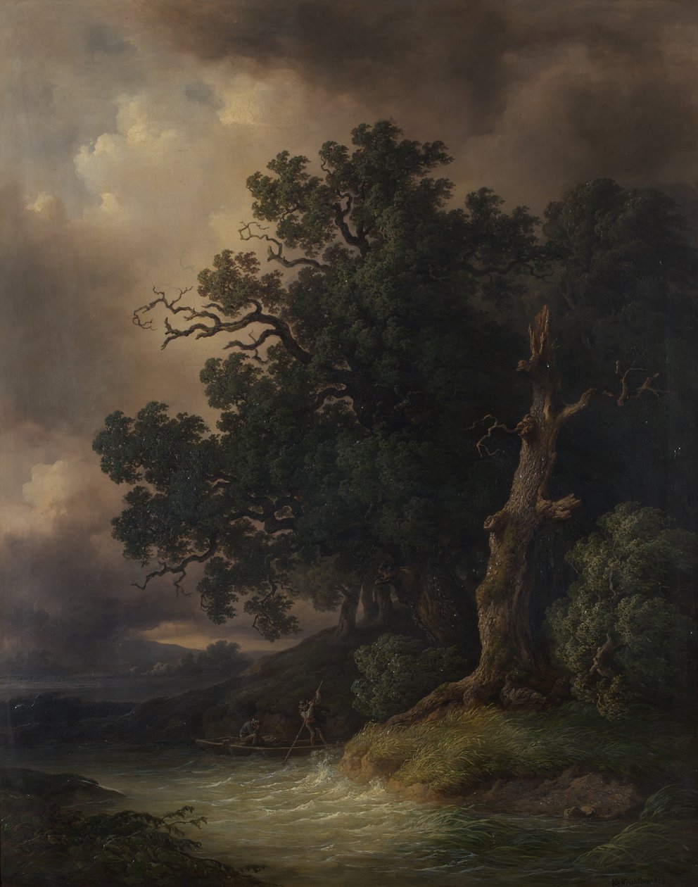 Paesaggio temporalesco da Josef Kriehuber