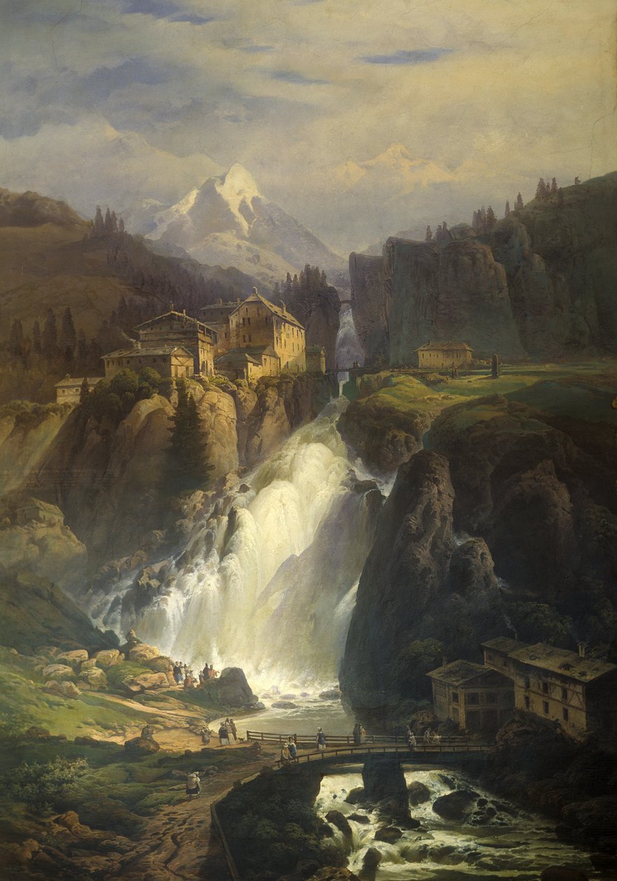 Veduta di Bad Gastein da Josef Matěj Navrátil
