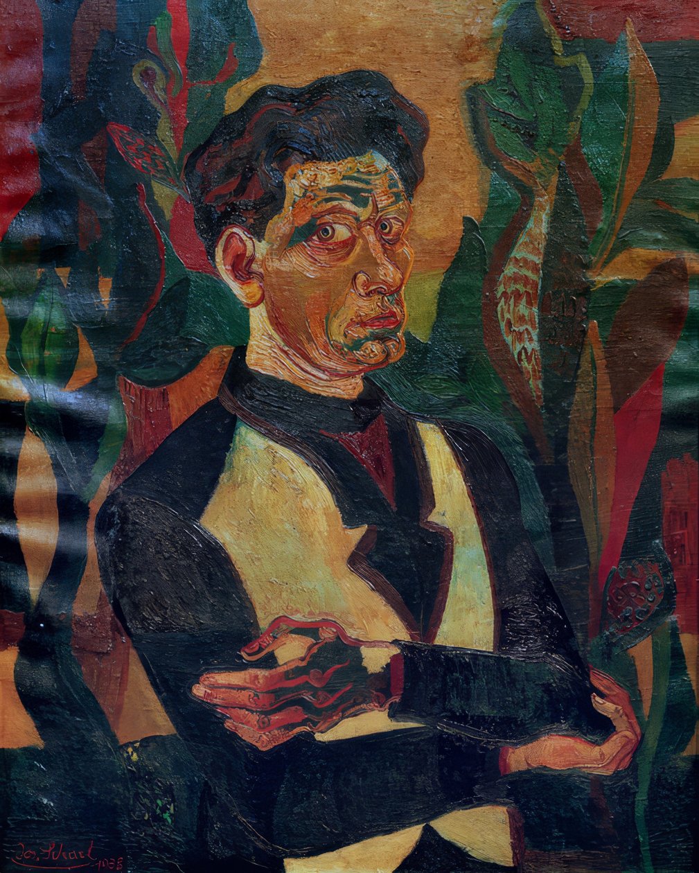 Autoritratto da Josef Scharl