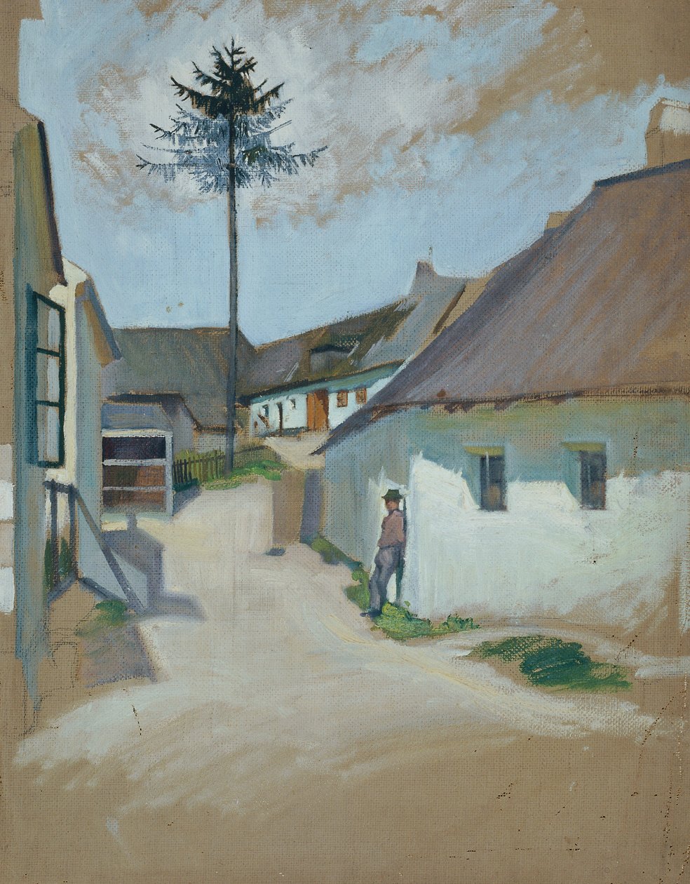 Strada del villaggio da Josef Wawra