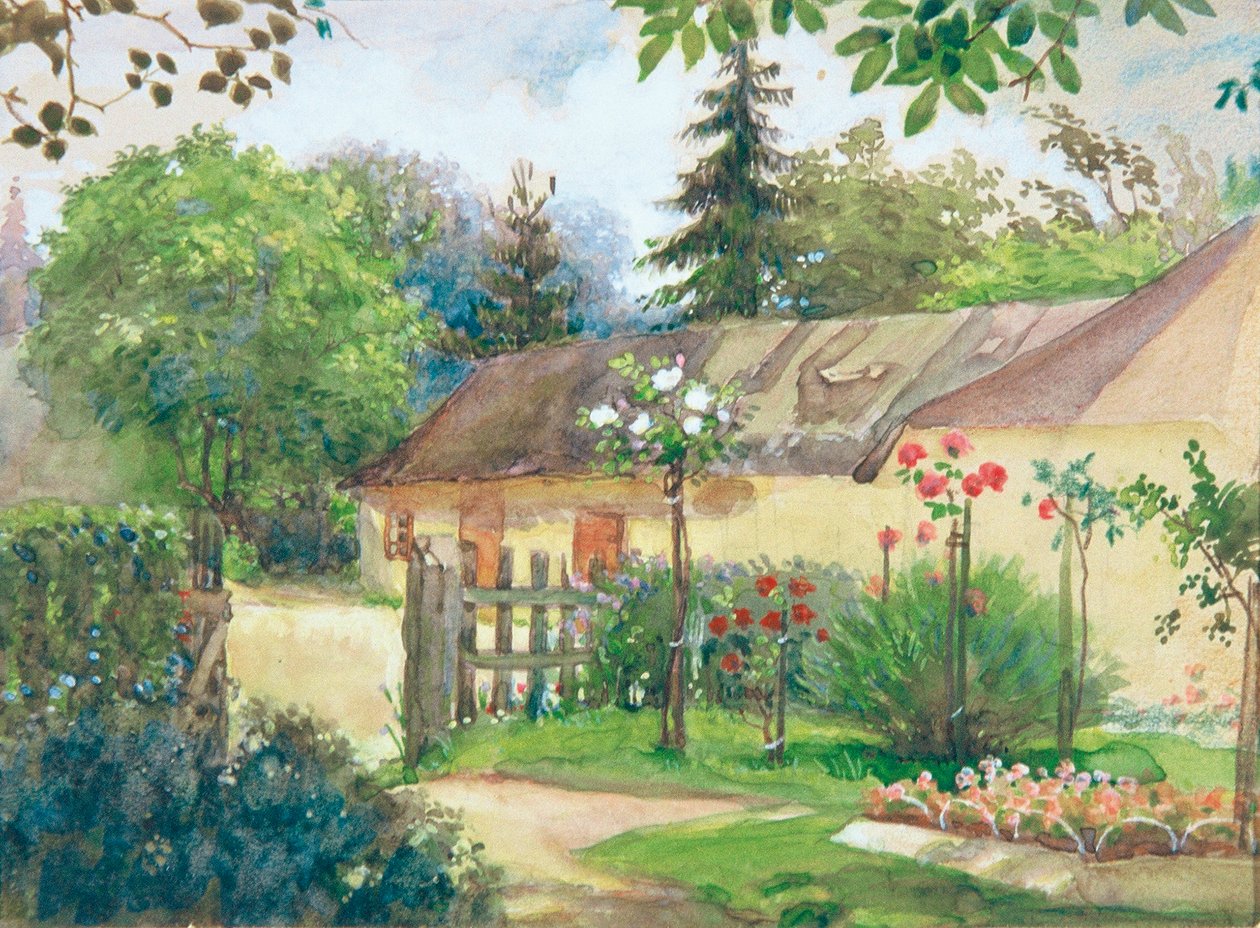 Vista del giardino da Josef Wawra