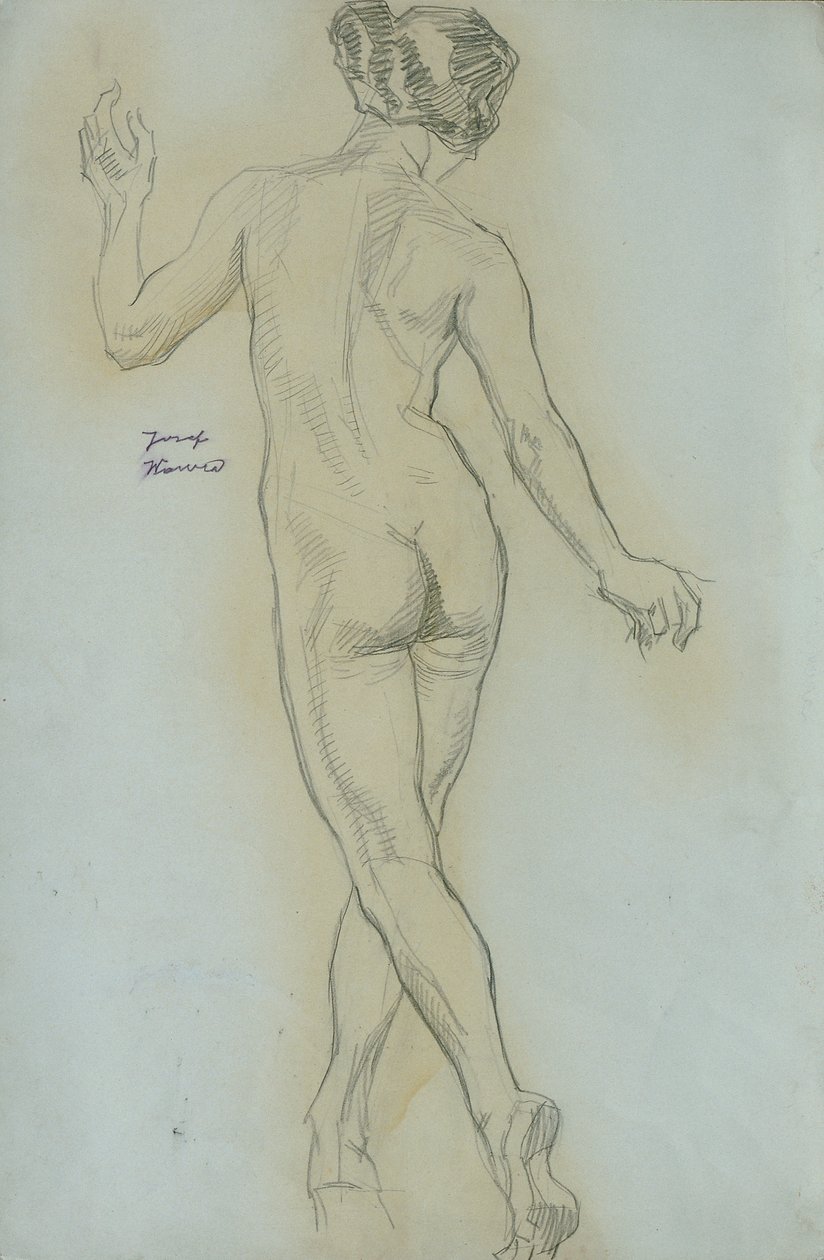 Nudo di schiena da Josef Wawra