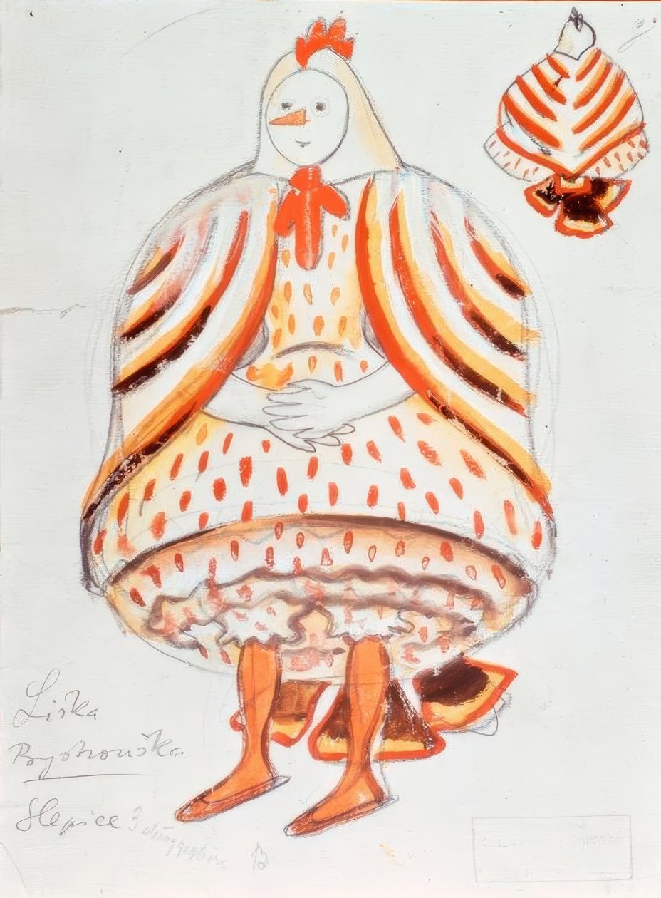 Janacek, La piccola volpe astuta / Figurina da Josef Čapek