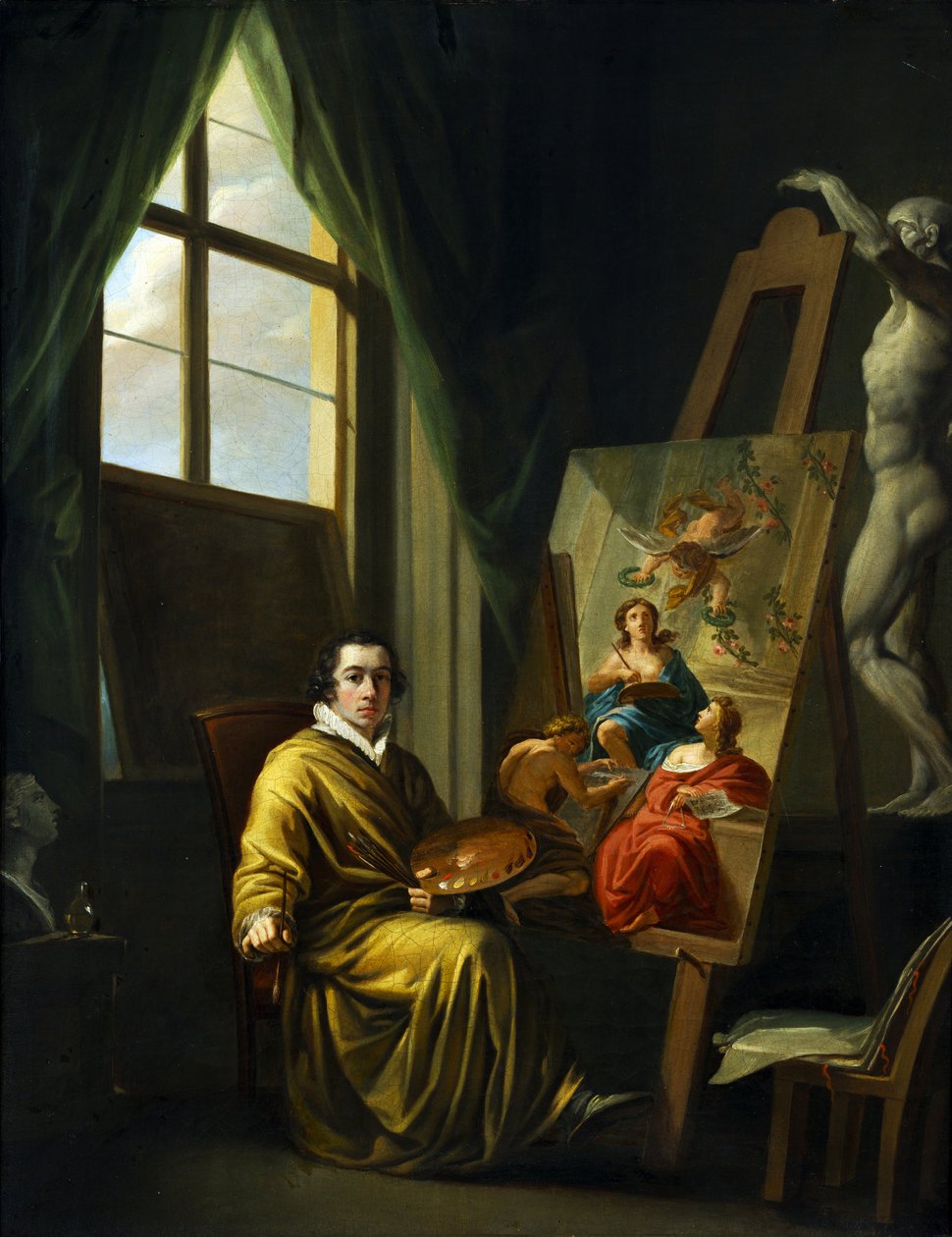 Autoritratto nello studio da Joseph Abel