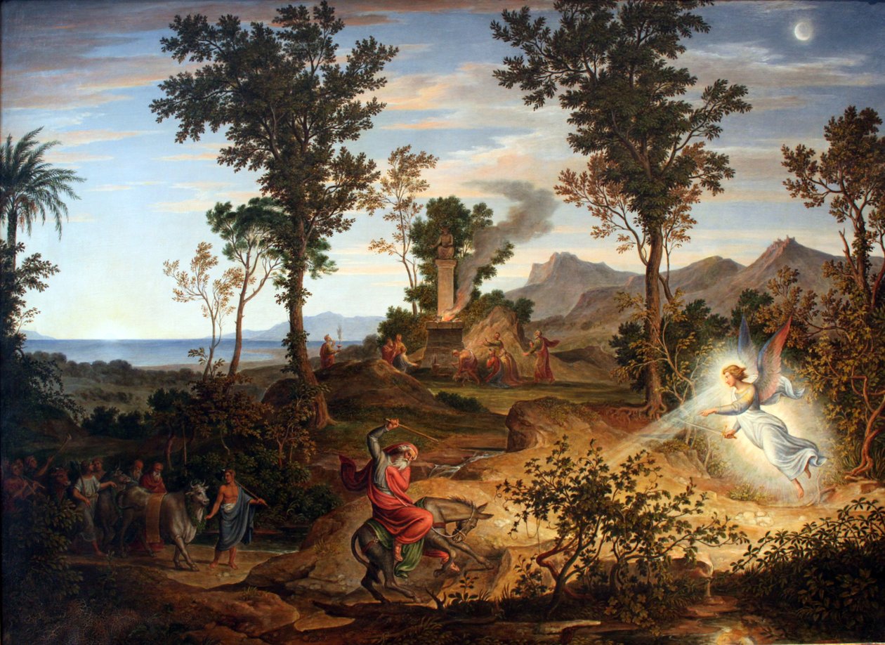 Paesaggio con Balaam da Joseph Anton Koch