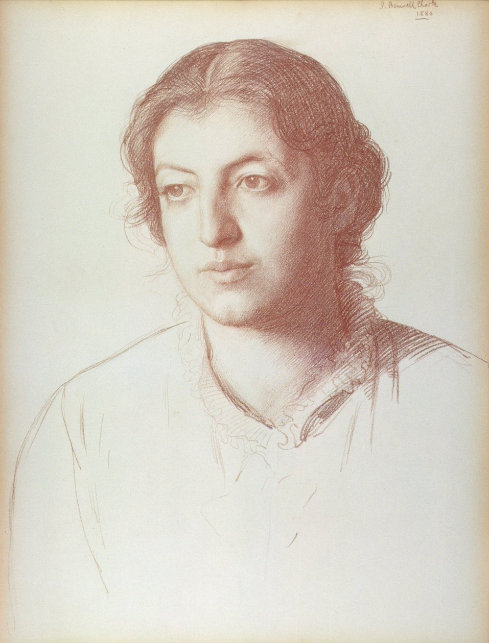 Ritratto di Euterpe Ionides, poi Mrs. W. F. Craies da Joseph Benwell Clark