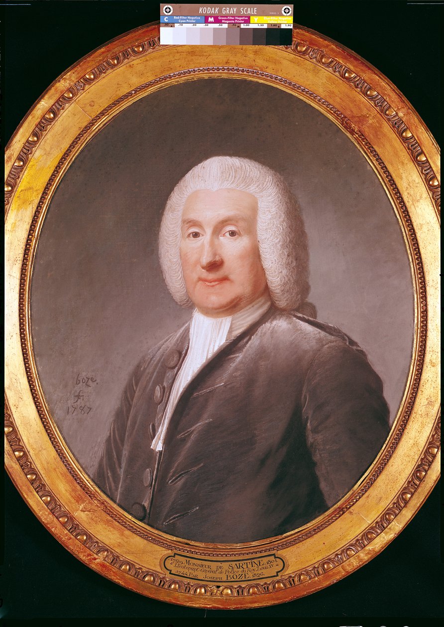 Antoine de Sartine (1729-1801) Conte di Alby, 1787 da Joseph Boze