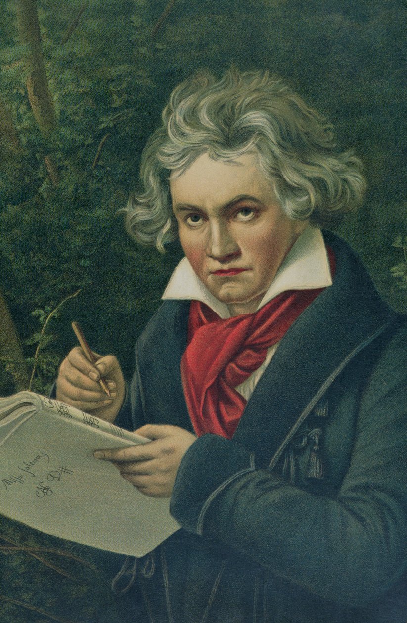 Ludwig van Beethoven, XIX secolo da Joseph Carl Stieler