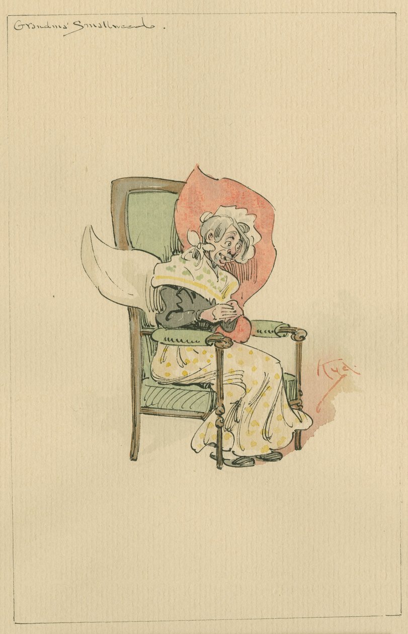 Nonna Smallweed, c.1920s da Joseph Clayton Clarke
