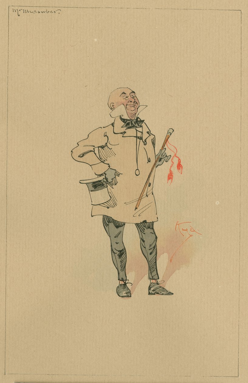 Mr Micawber da Joseph Clayton Clarke