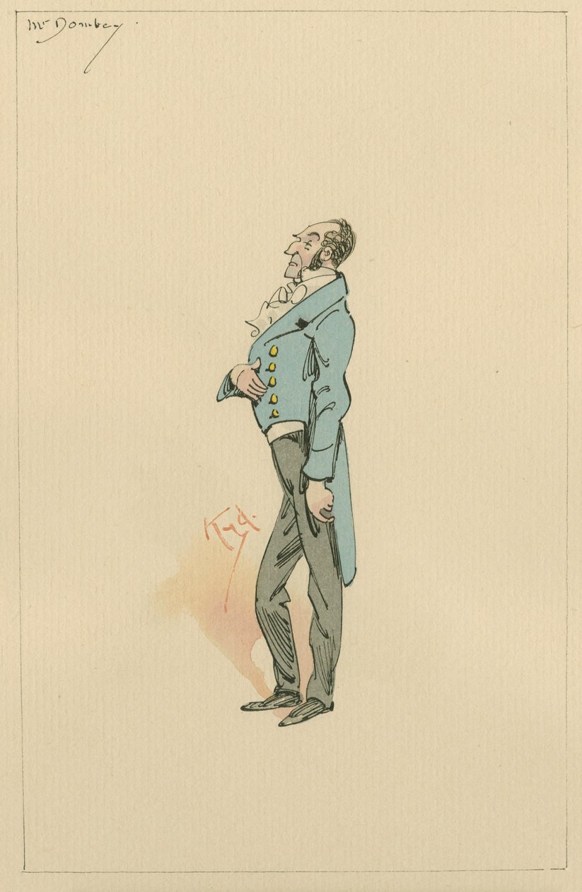 Mr Paul Dombey da Joseph Clayton Clarke