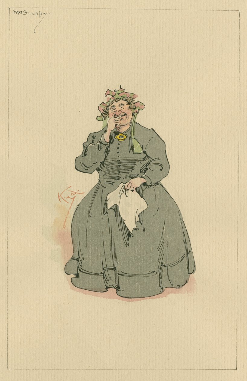 Signora Guppy, c.1920s da Joseph Clayton Clarke