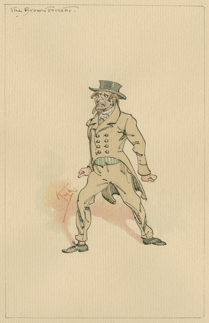 Il Guardaboschi Marrone, c.1920s da Joseph Clayton Clarke