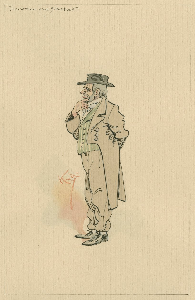 Il vecchio shaker cupo, c.1920 da Joseph Clayton Clarke
