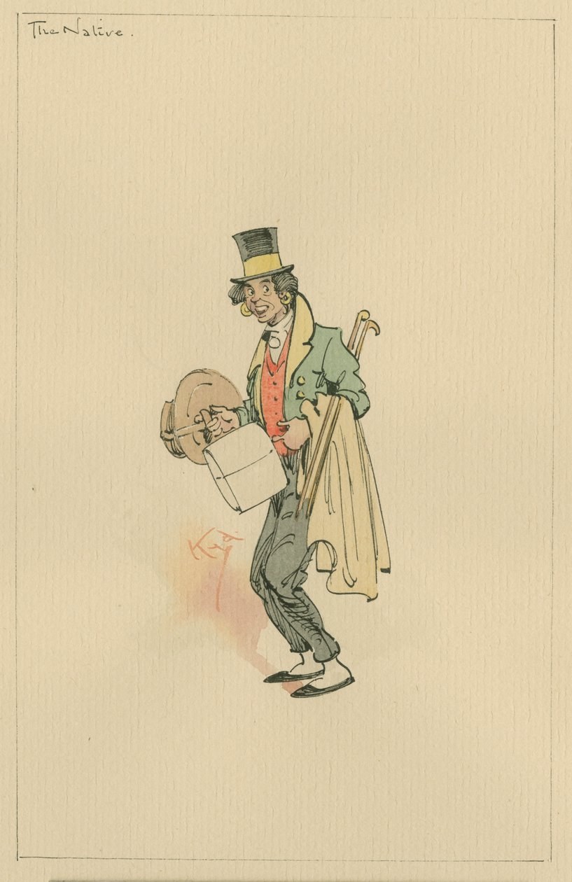 Il nativo, c.1920s da Joseph Clayton Clarke