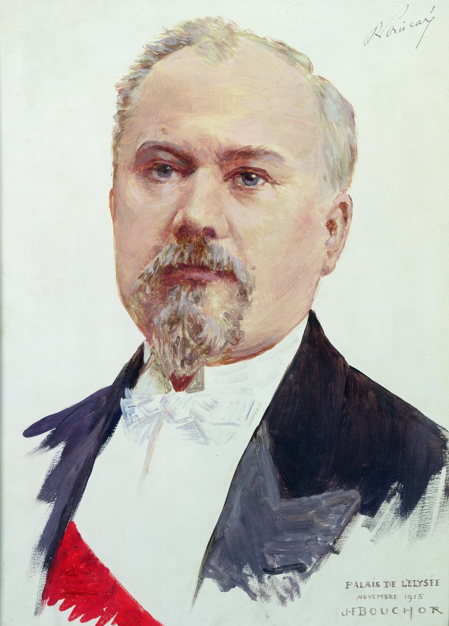 Ritratto di Raymond Poincaré (1860-1934) 1915 da Joseph Felix Bouchor