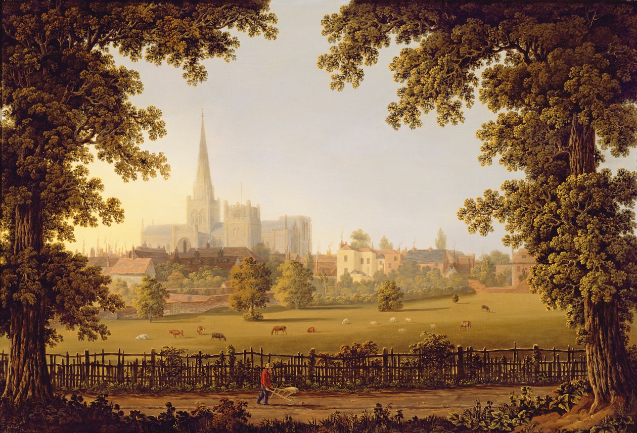 Cattedrale di Chichester, 1833 da Joseph Francis Gilbert