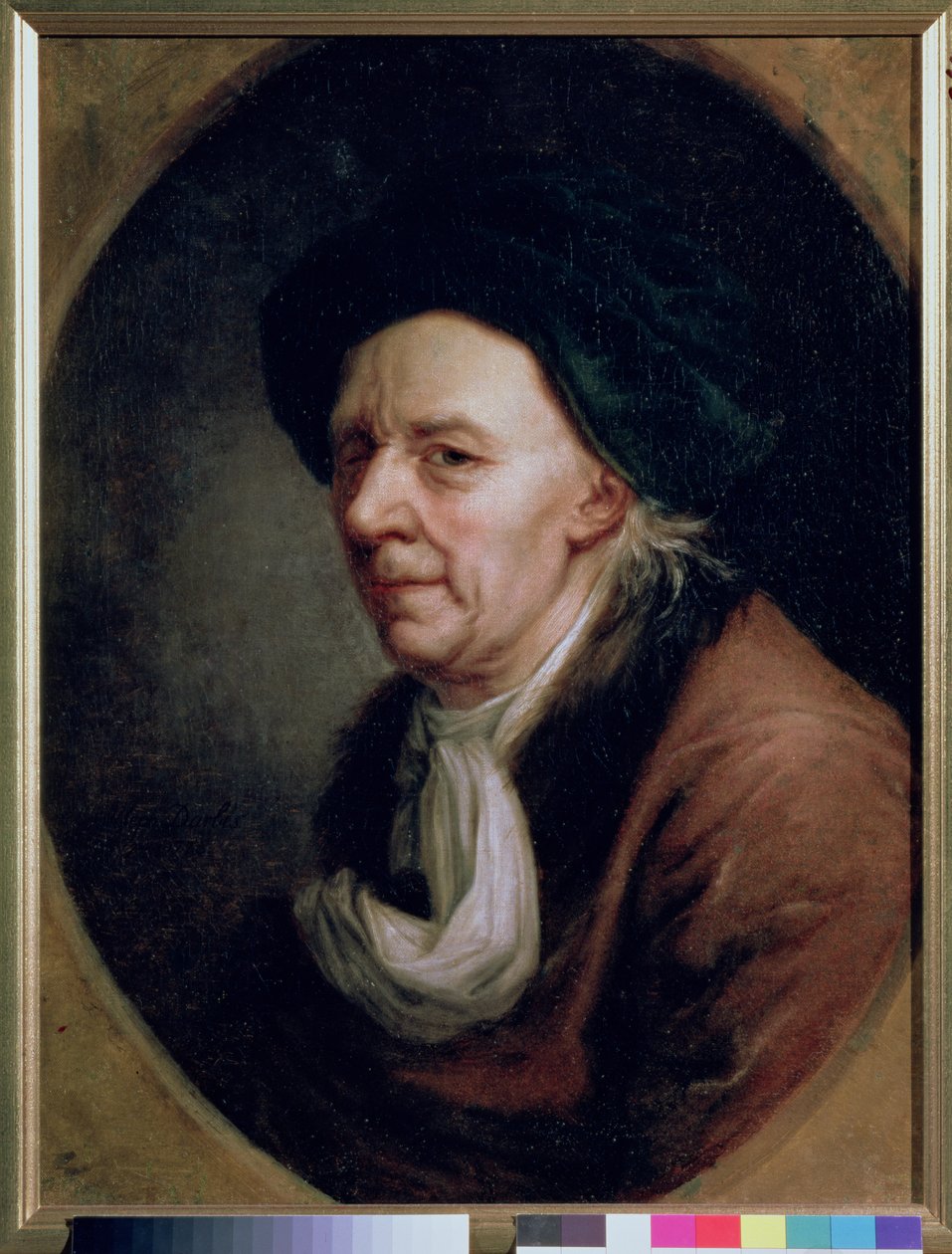 Ritratto del matematico Leonard Euler (1707-83) da Joseph Friedrich August Darbes