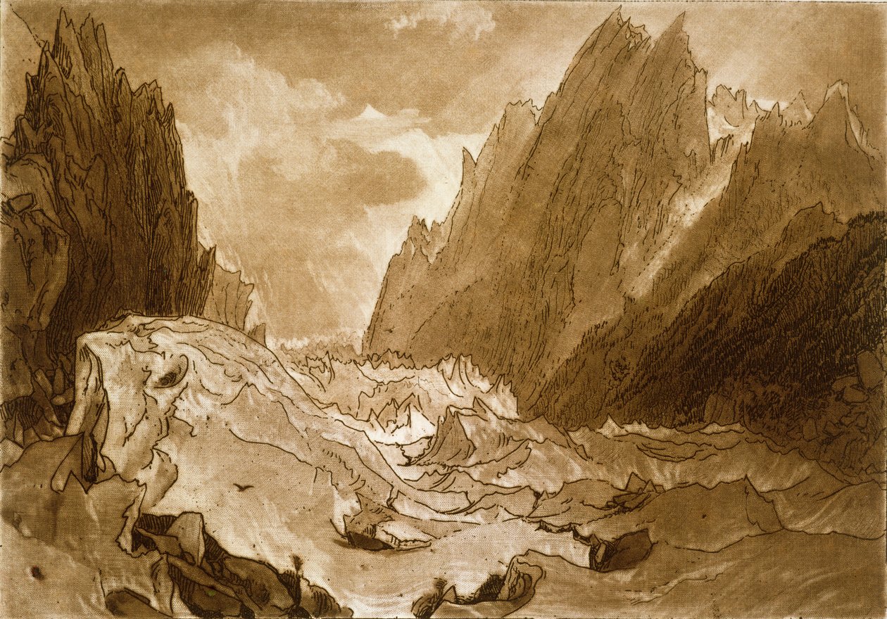 Mer de Glace, Valle di Chamouni, Savoia, dal 