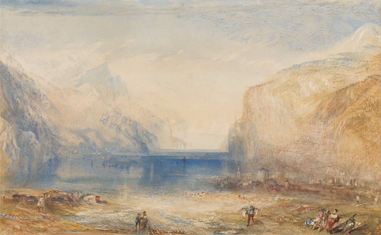 Fluelen - Mattina (guardando verso il lago) da Joseph Mallord William Turner