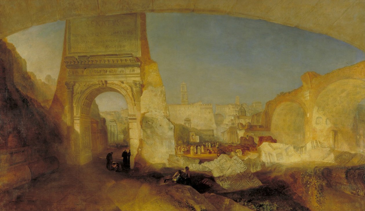 Foro Romano, per il Museo di Mr. Soane da Joseph Mallord William Turner