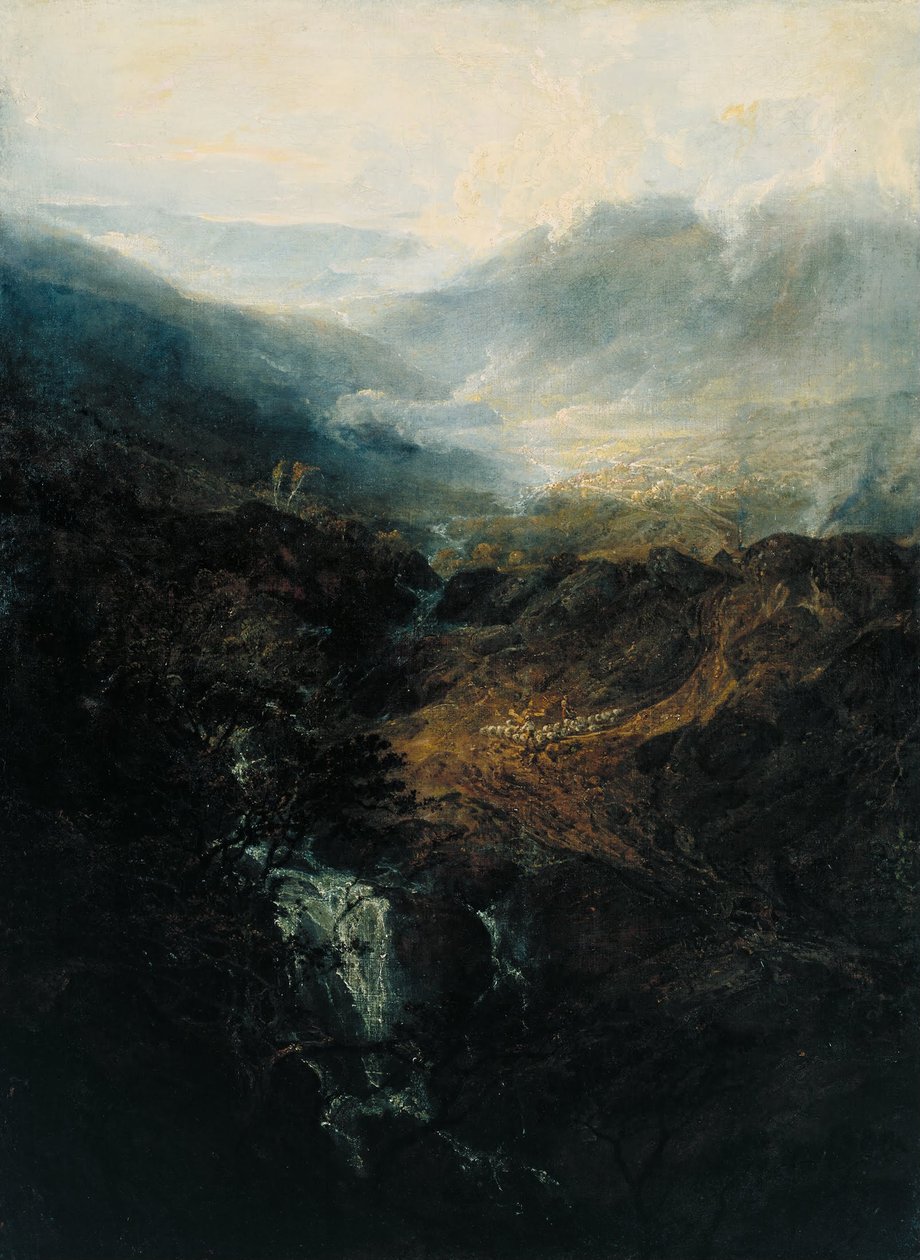 Mattina tra i Coniston Fells, Cumberland da Joseph Mallord William Turner