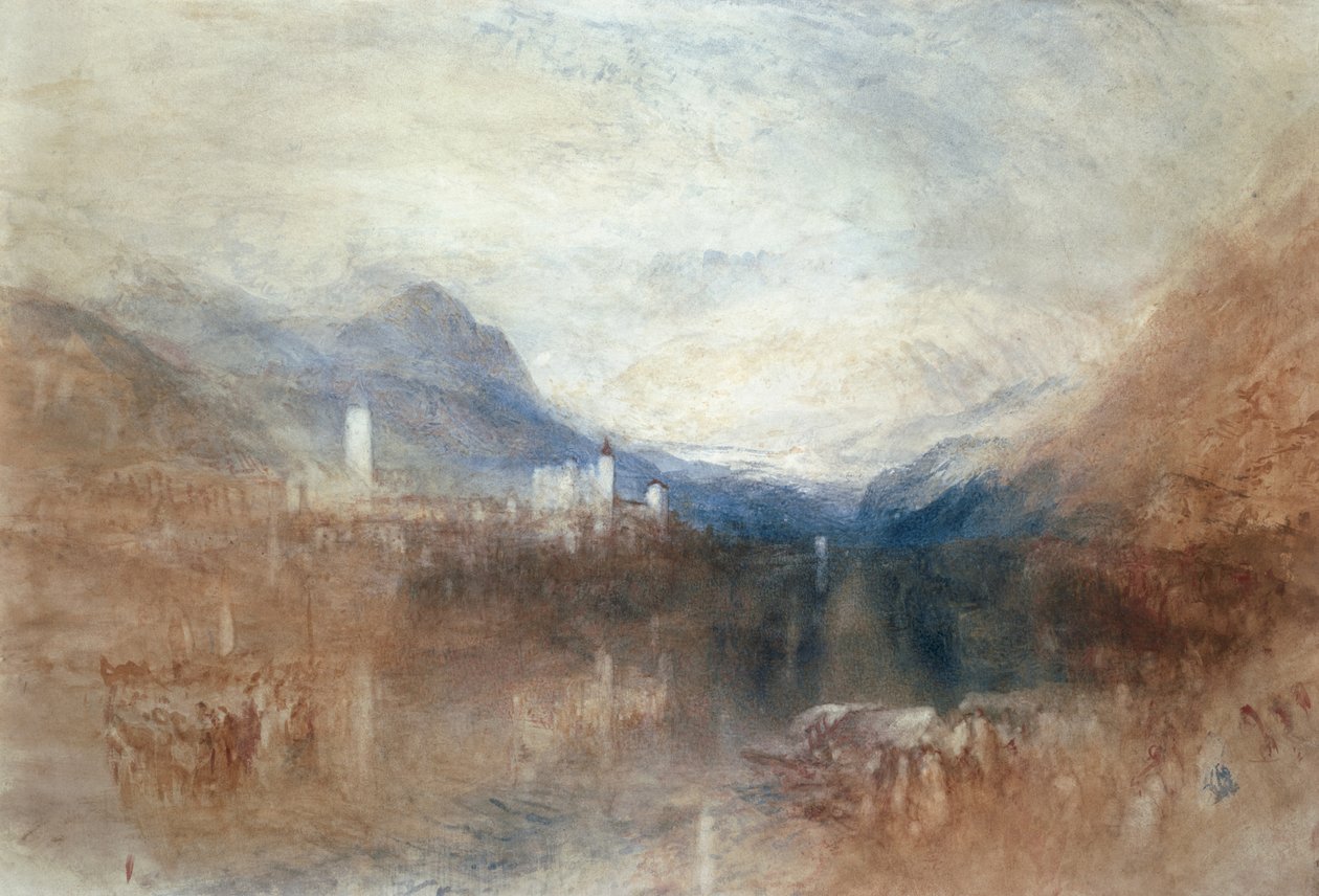 Pallanza, Lago Maggiore da Joseph Mallord William Turner