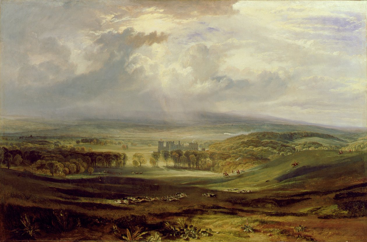 Castello di Raby, la sede del conte di Darlington da Joseph Mallord William Turner