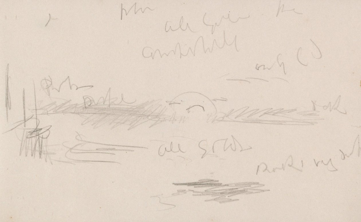 Il Taccuino del Canale da Joseph Mallord William Turner