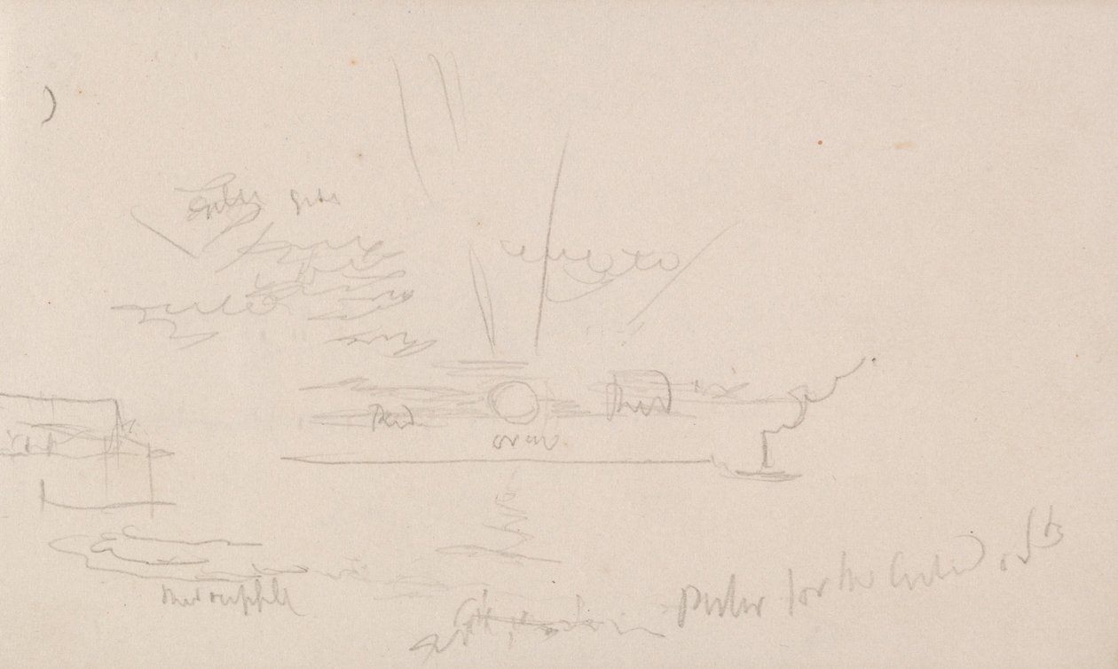 Il taccuino del canale da Joseph Mallord William Turner