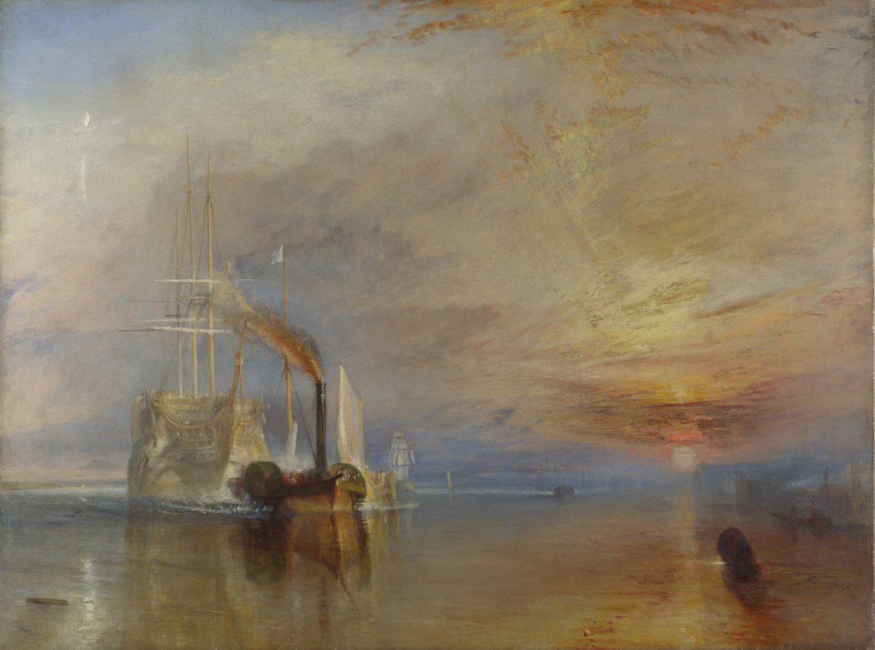 La Temeraire combattente, 1839 da Joseph Mallord William Turner