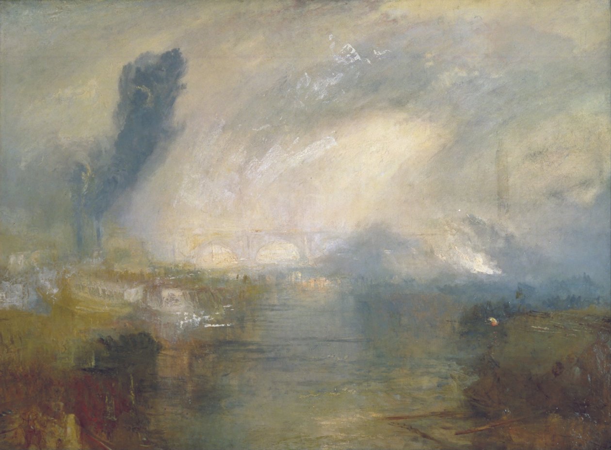 Il Tamigi sopra il Ponte di Waterloo da Joseph Mallord William Turner