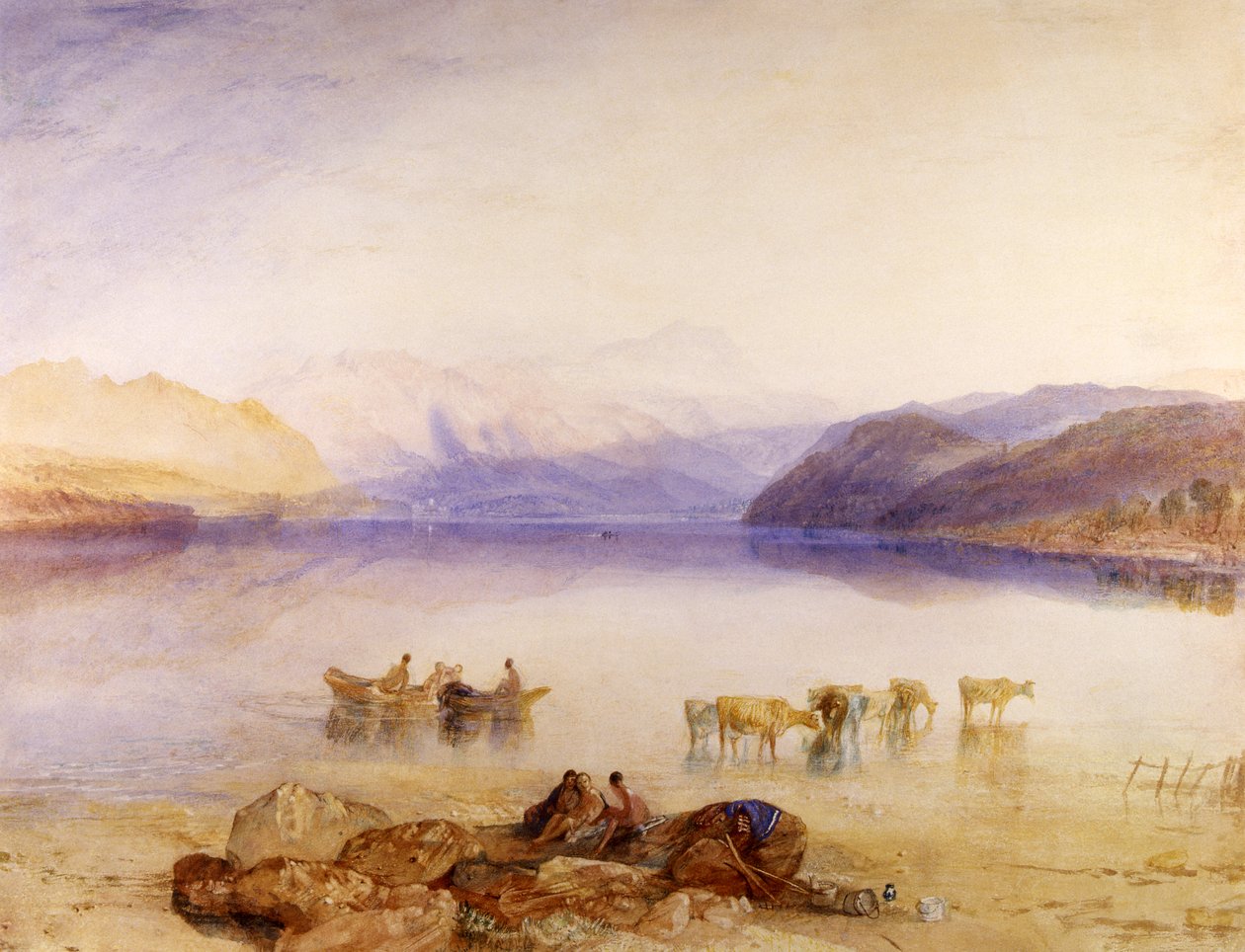 Ullswater, Cumberland, c.1835 da Joseph Mallord William Turner