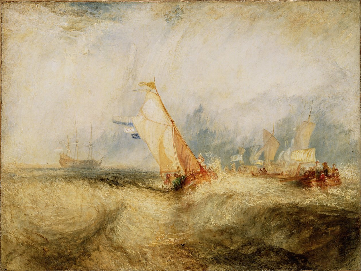 Van Tromp, in giro per compiacere i suoi padroni da Joseph Mallord William Turner