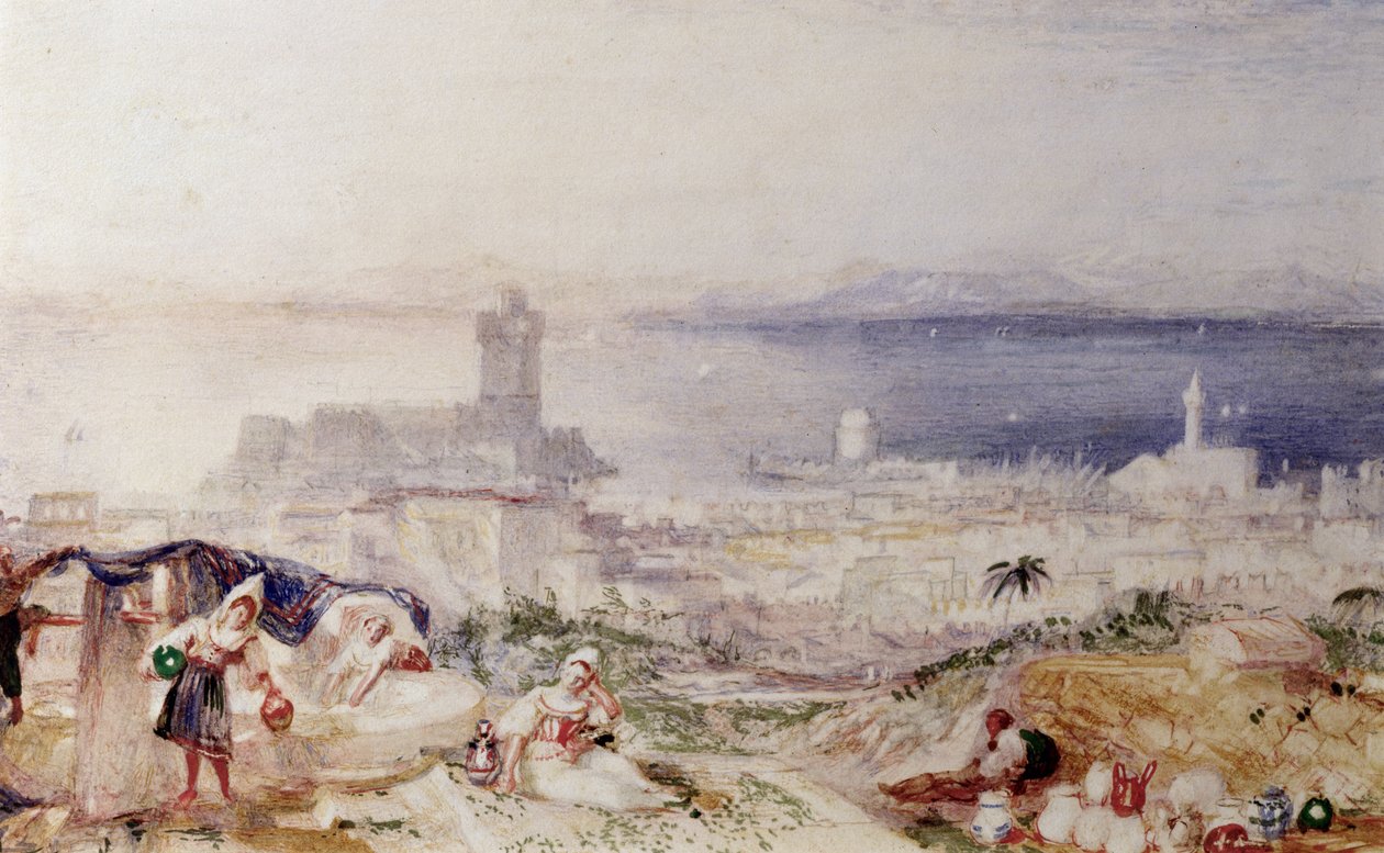 Veduta di Rodi da Joseph Mallord William Turner