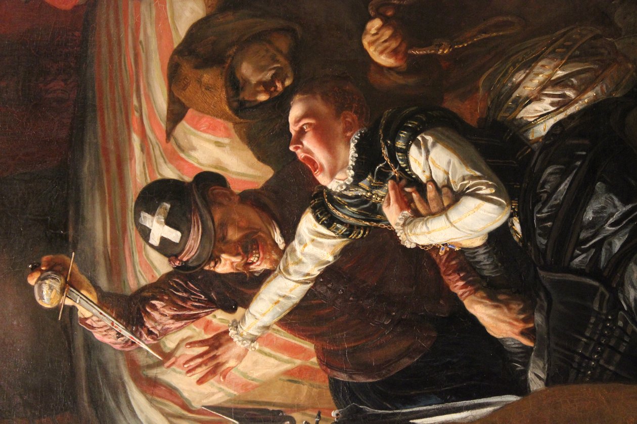 Scena della Notte di San Bartolomeo da Joseph Nicolas Robert Fleury